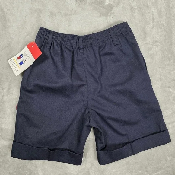 Dennis Uniform Shorts Girls G8 Navy New Pleated Cuffed School Uniform 4050 - Picture 11 of 11